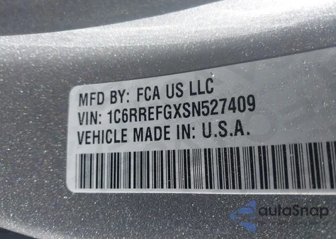 2025 Ram 1500 Big Horn 4X2 5'7 Box from USA, damaged, VIN 1C6RREFGXSN527409
